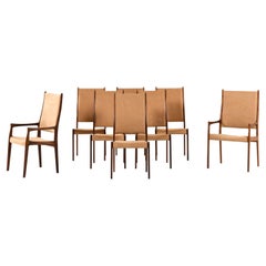 Johannes Andersen Dining Chairs Produced by Mogens Kold in Denmark