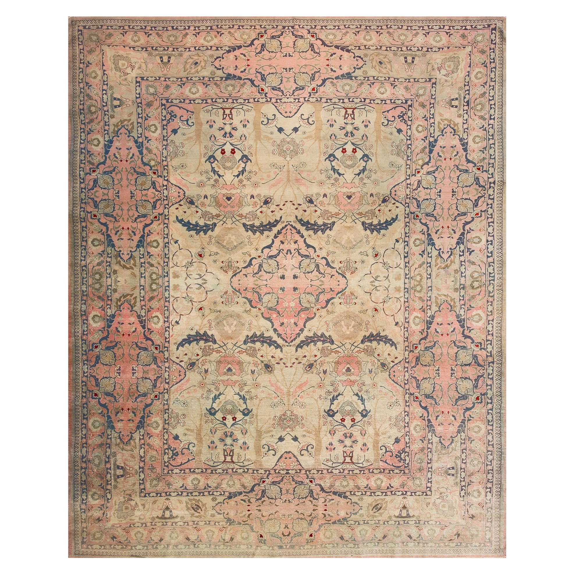 1920s Turkish Sivas Carpet ( 9'3" x 11'5" - 282 x 348 ) For Sale