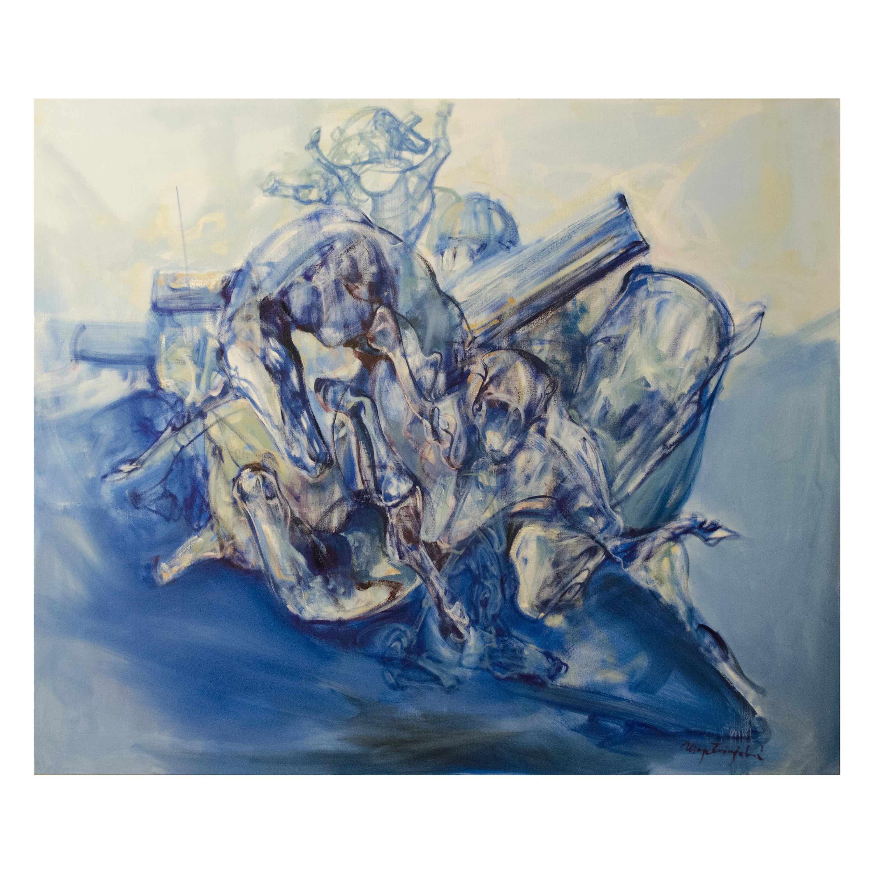 A Large Horse Painting For Sale at 1stDibs