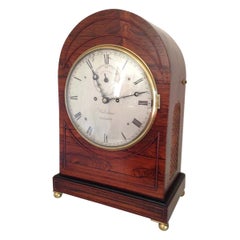 Antique Regency Rosewood Bracket Clock, Richard Widenham, London, circa 1830