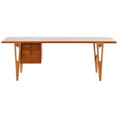 Hans Wegner Desk Produced by Cabinetmaker Johannes Hansen in Denmark