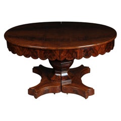 Antique Biedermeier dining table/dining table, mahogany, around 1820