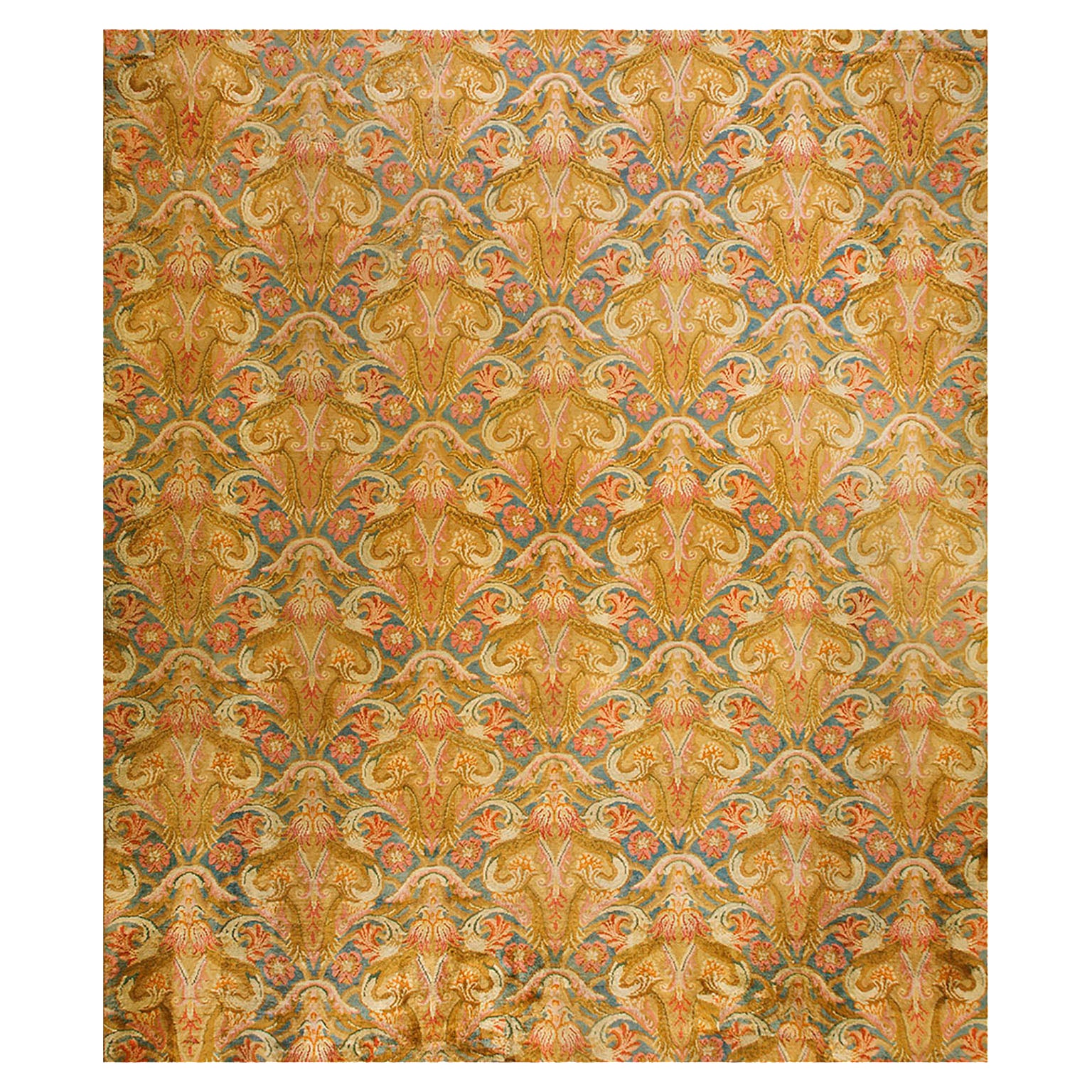 Mid 18th Century English Axminster Carpet ( 13'8" x 15'8" - 417 x 478 ) For Sale