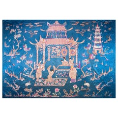 Early 20th Century Chinese Silk Embroidery ( 16'6" x 22' - 503 x 670 )