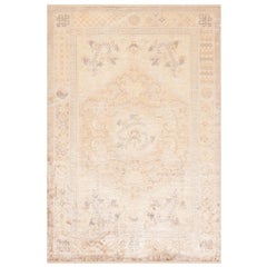 Vintage Early 20th Century Silk Chinese Dragon Carpet ( 4'2" x 6' - 127 x 183 ) 
