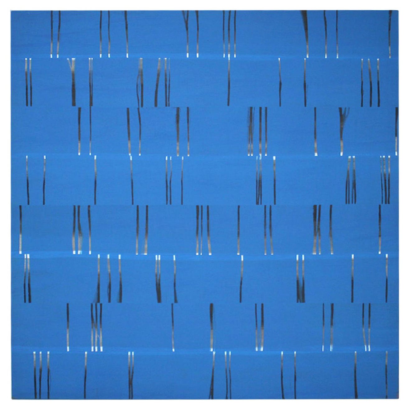 Contemporary Blue Work Art by Juan Sotomayor