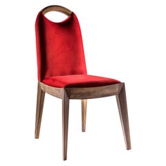 Antonietta Red Chair by Simone Ciarmoli and Miguel Queda