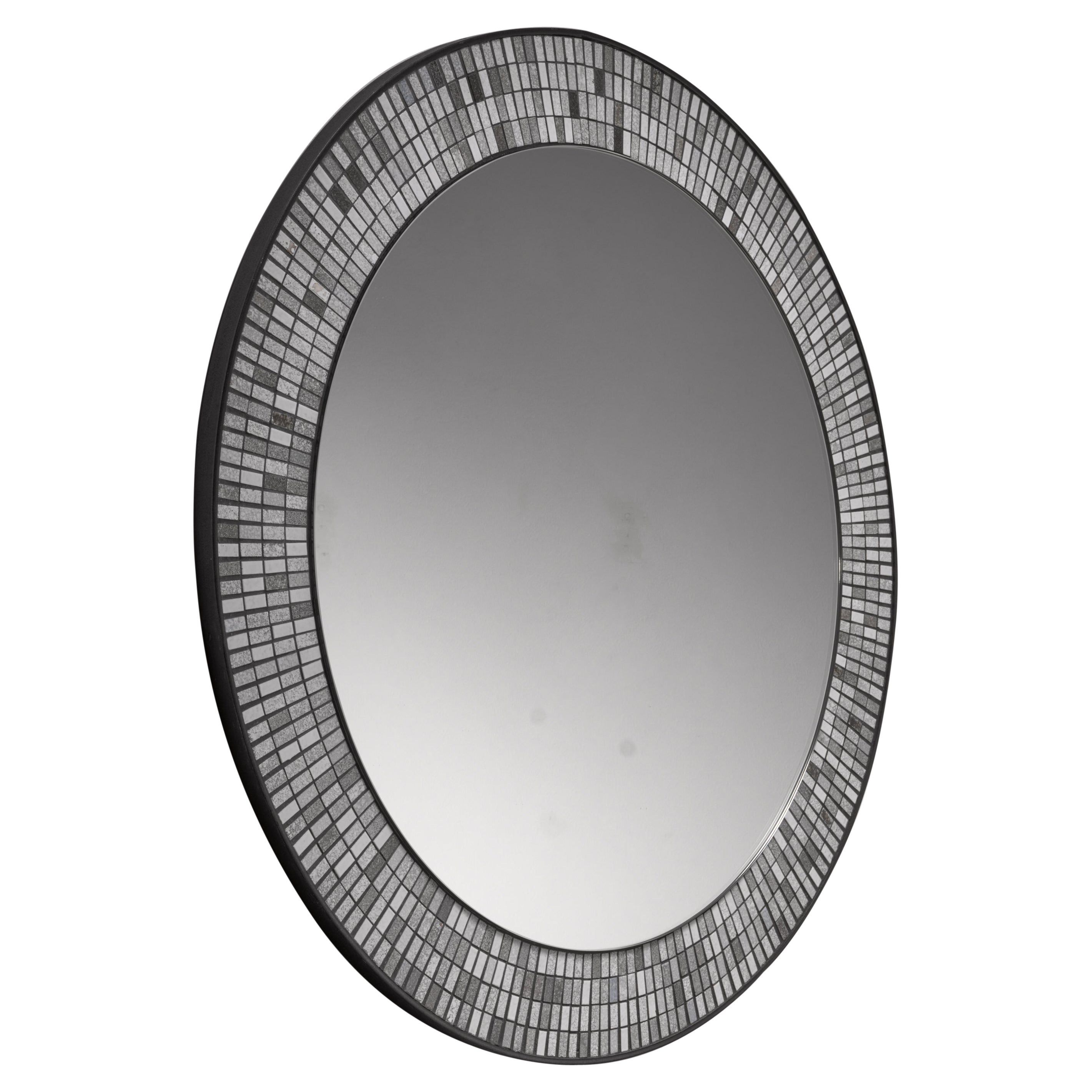 Round Mosaic Wall Mirror