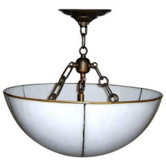 Leaded Glass Light Fixture