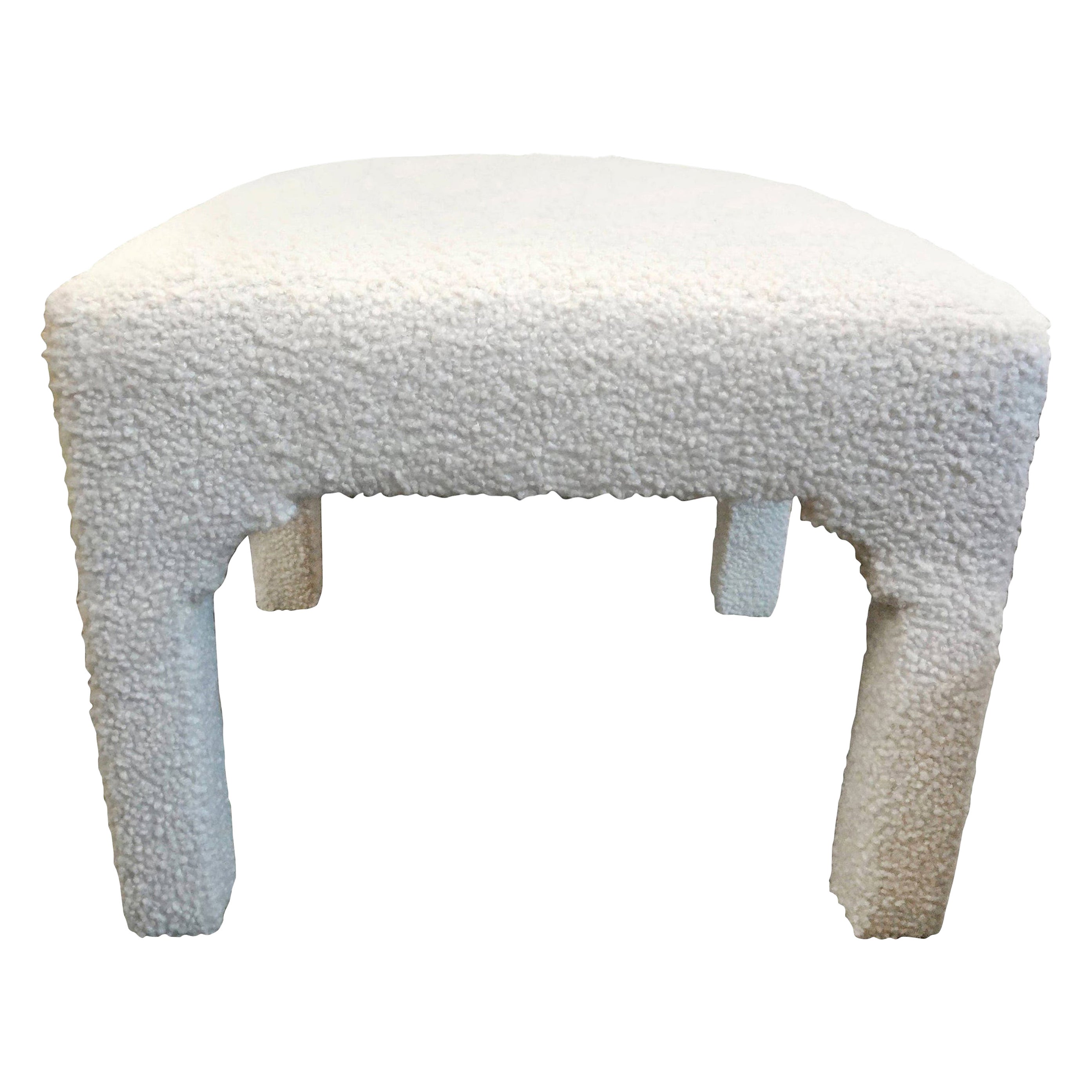 Milo Baughman Parsons Style Upholstered Ottoman