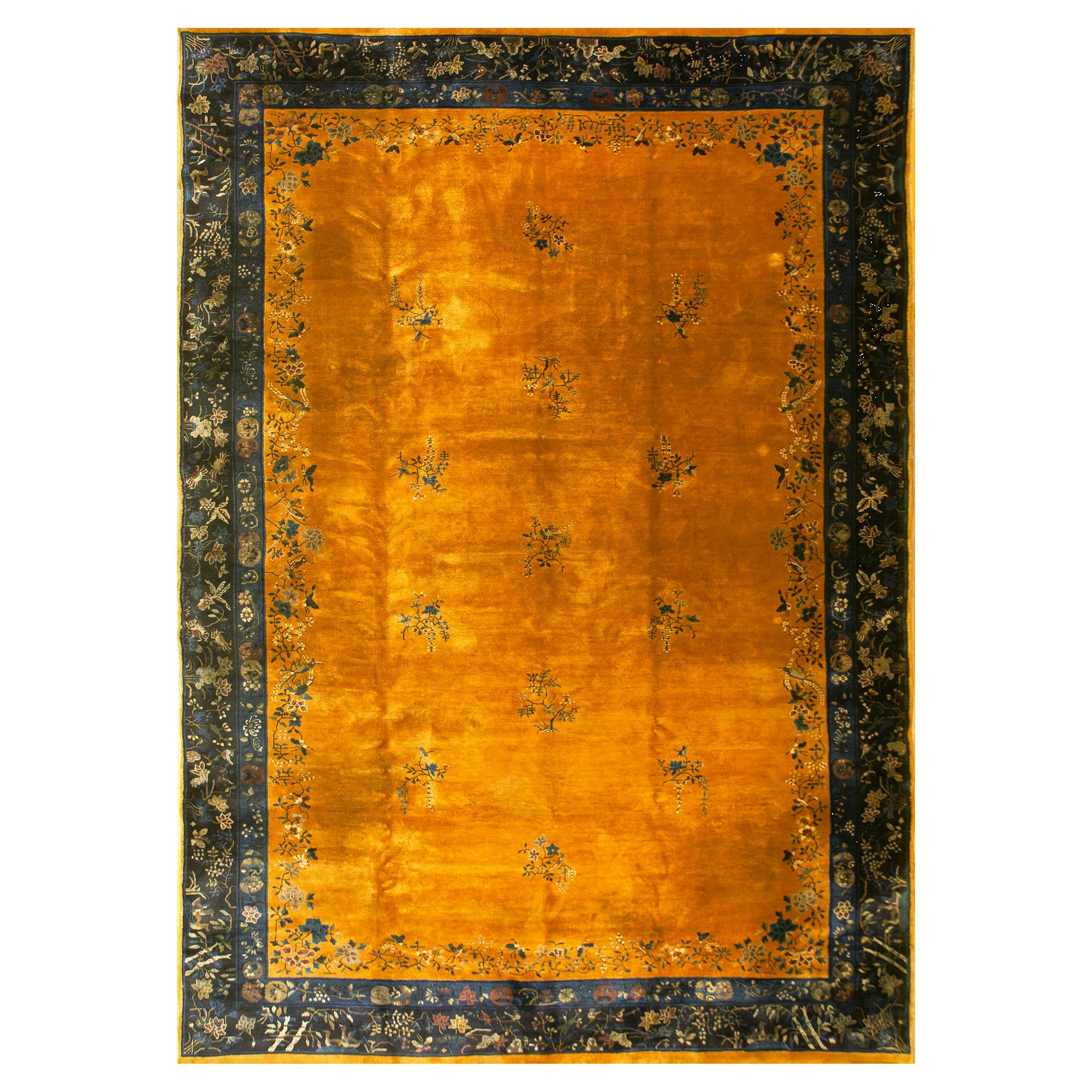 Tapis chinois Art Déco des années 1920 ( 11'8" x 16'8" - 356 x 508 )