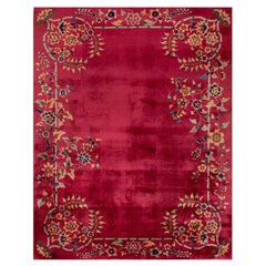 1920s Chinese Art Deco Carpet (9' x 11' 4" - 275 x 345 cm )