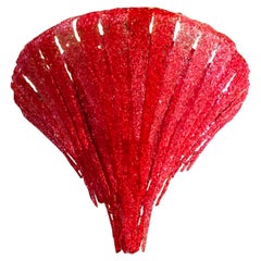 Jacopo Foggini Contemporary Red Polycarbonate Italian Pendant Lamp