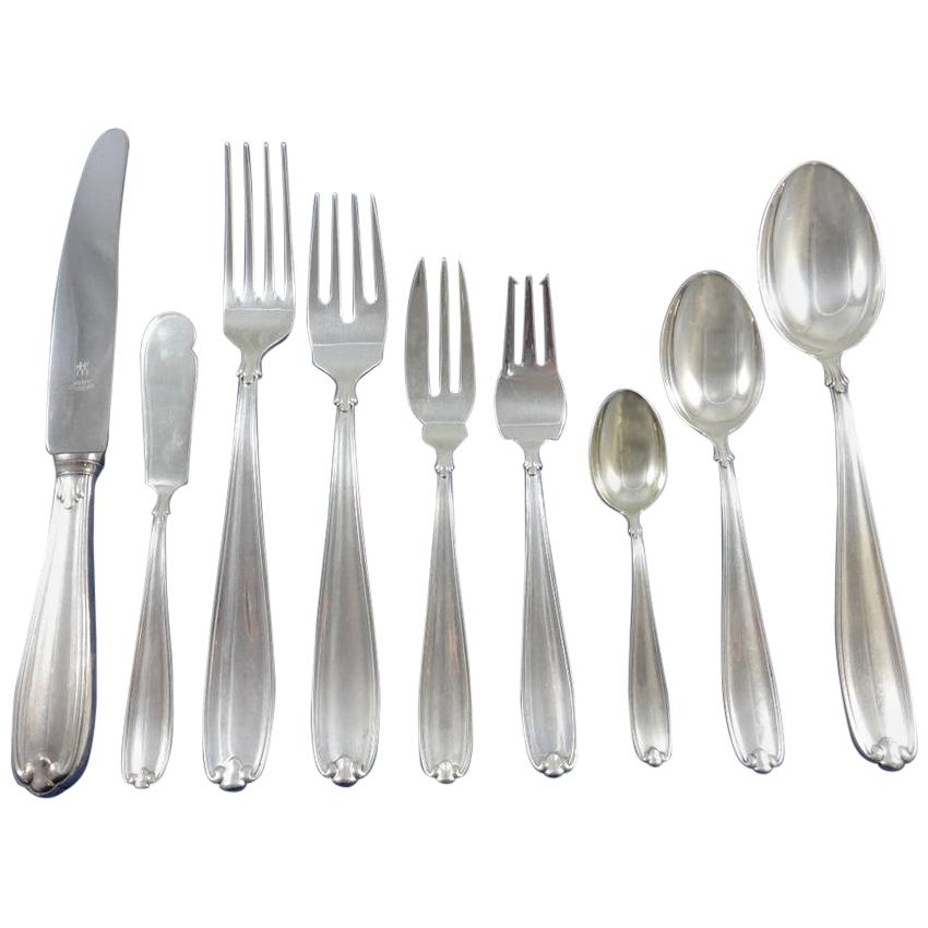 Palm Beach by Buccellati Sterling Silver Flatware Set of 8 Service 93 Pieces For Sale