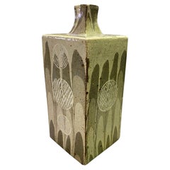 Vase monumental en céramique japonaise émaillée à gouttes signé Tatsuzo Shimaoka