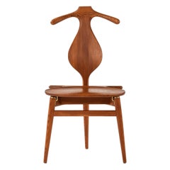 Hans Wegner Valet Chair Produced by Cabinetmaker Johannes Hansen in Denmark