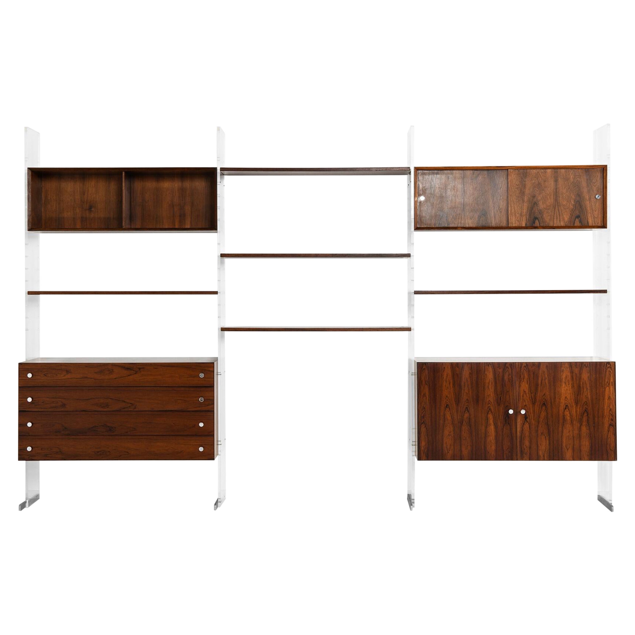 Poul Nørreklit Bookcase Produced by Sigurd Hansen Møbelfabrik in Denmark