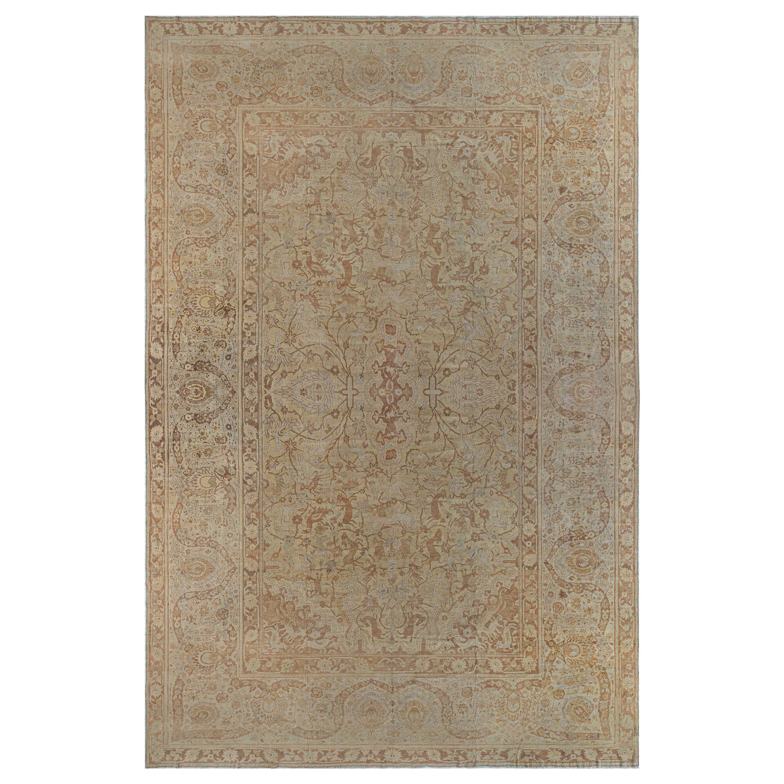 Doris Leslie Blau Oversized Antique Indian Amritsar Rug