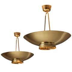 Paavo Tynell Pendant Lamp Model ‘9060’ in Brass