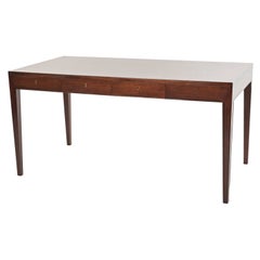 Severin Hansen for Haslev Danish Mahogany Desk