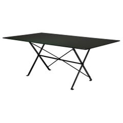 T3 Table Dark Green Lacquered Top by Caccia Dominioni for Azucena, Italy 1960s