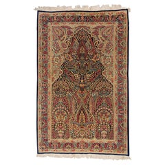 Kirman Lavar Style Vintage Oriental Rug