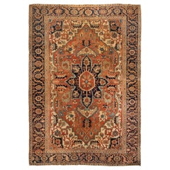 Large Antique Oriental  Carpet