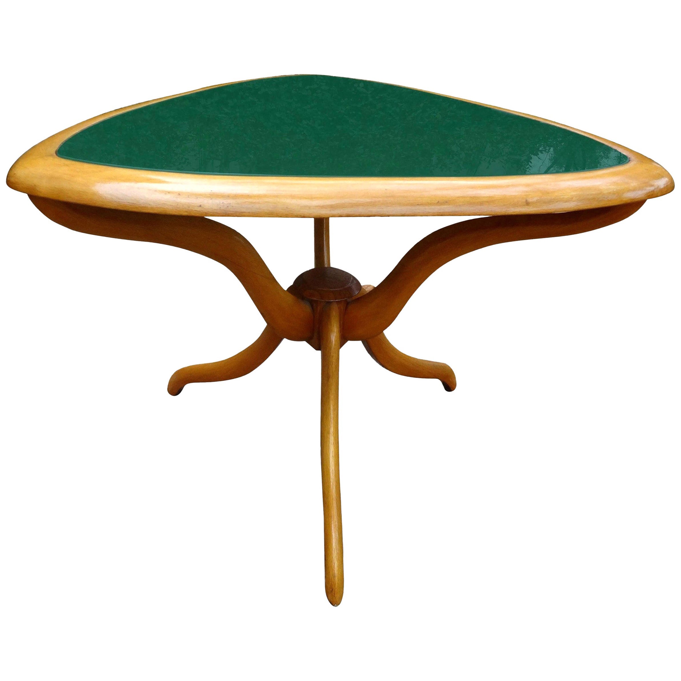 Italian Modern Gio Ponti Inspired Table For Sale