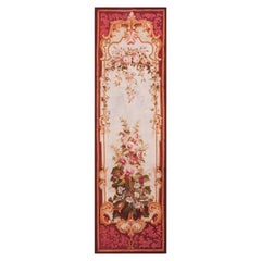 Tappeto antico ad arazzo europeo 3' 9" x 12' 8"
