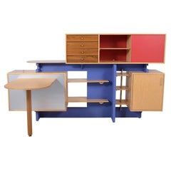 Stewart MacDougall Mid-Century Room Divider with Desk