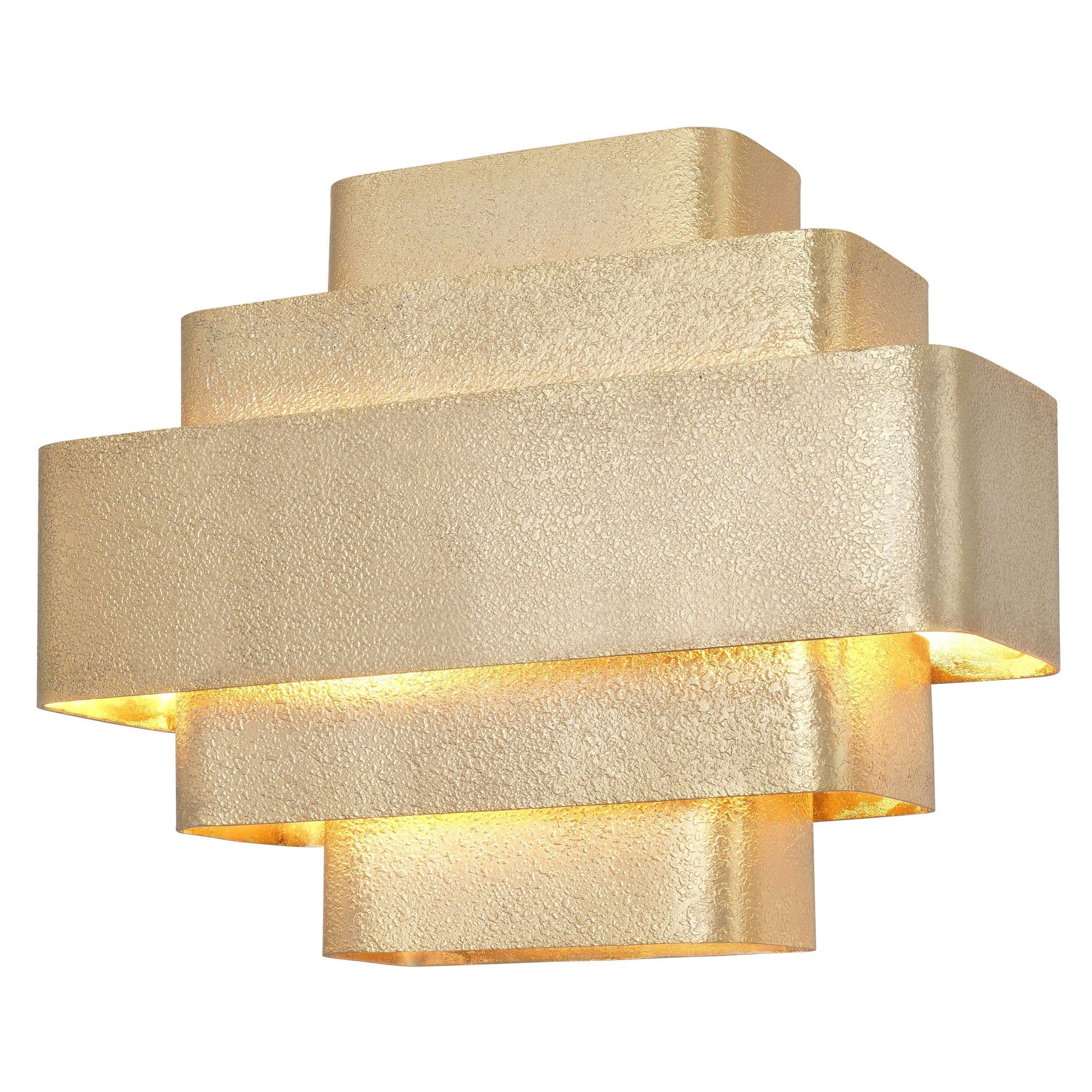 Brass Wall Light French Design and Art Deco Style For Sale at 1stDibs