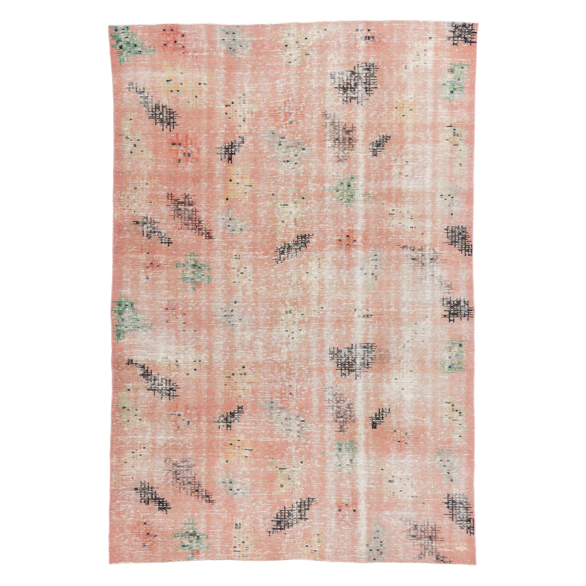 1970's Zeki Muren Turkish Sivas Carpet with Modern Style For Sale