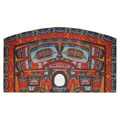 Vintage Pacific Northwest Tlingit Whale House Rain Wall from Donald Judd Estate, c. 1968