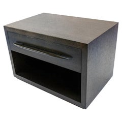 Custom Midcentury Style Dark Oak Nightstand by Adesso Imports