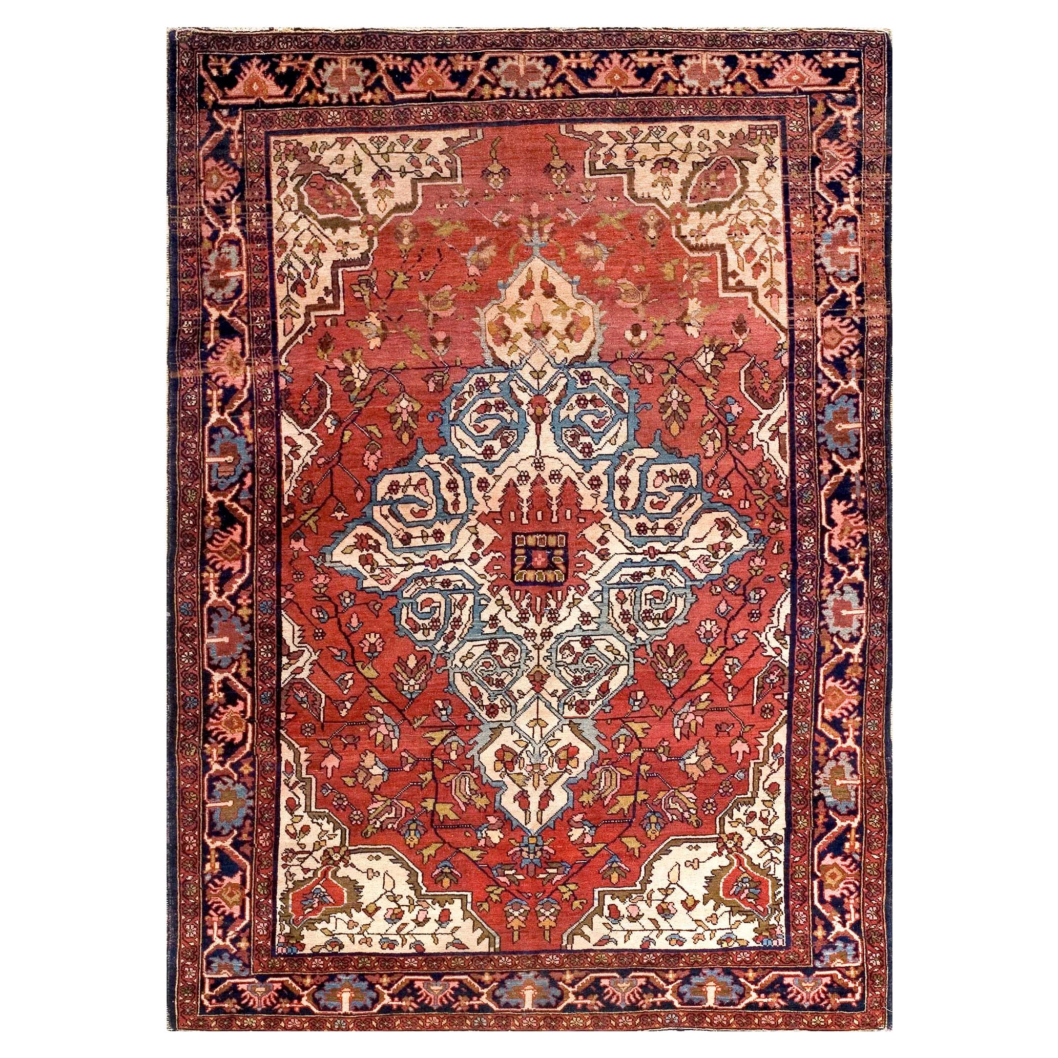 1920s Persian Sarouk Farahan Carpet ( 4'7" x 6'5" - 140 x 195 cm )  For Sale