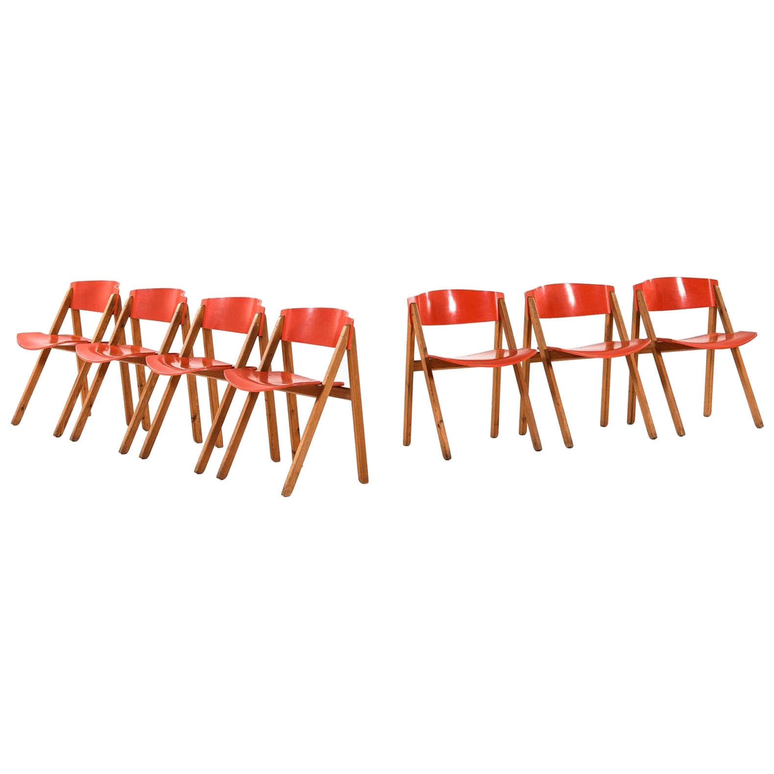 Victor Bernt Dining Chairs Produced by Søren Willadsen Møbelfabrik in Denmark For Sale