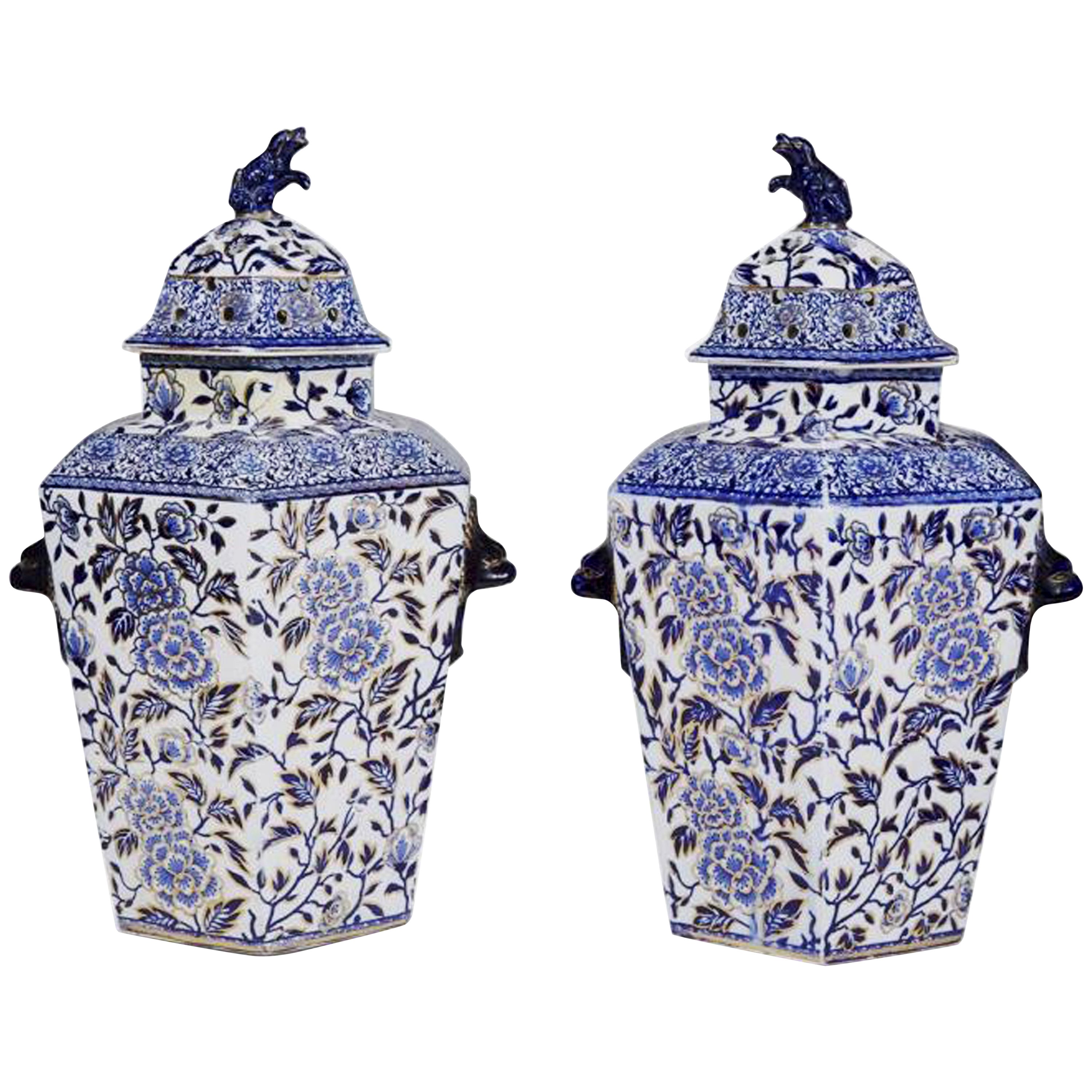 Set of Seven Ironstone Pharmacy Jars For Sale at 1stDibs