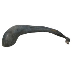 Used Modernist Whale Bronze  Sculpture/Fountain
