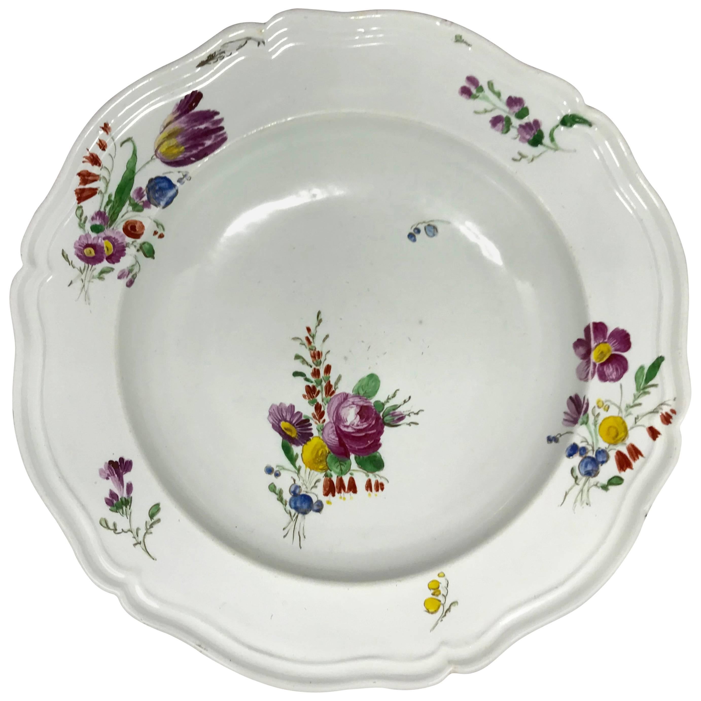 Doccia Floral Soup Plate For Sale