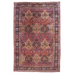Antique 1920's Persian Lilihan Garden Panel Carpet with Modern Style