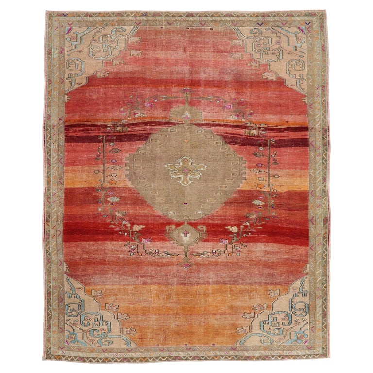 Vintage Turkish Kars Rug For Sale at 1stDibs