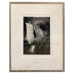 Vernal Fall, Sonderausgabe, Yosemite Silber Gelatin, Fotodruck von Ansel Adams