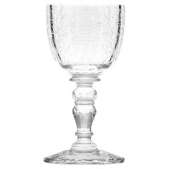 Maria Theresa Engraved White Wine Goblet, 7.1 oz