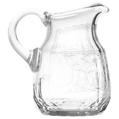 Maria Theresa Watter Jug Engraved Watteau Motif, 1.5 qt