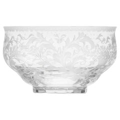 Baroque Style Small Bowl for Ice Cream Engraved