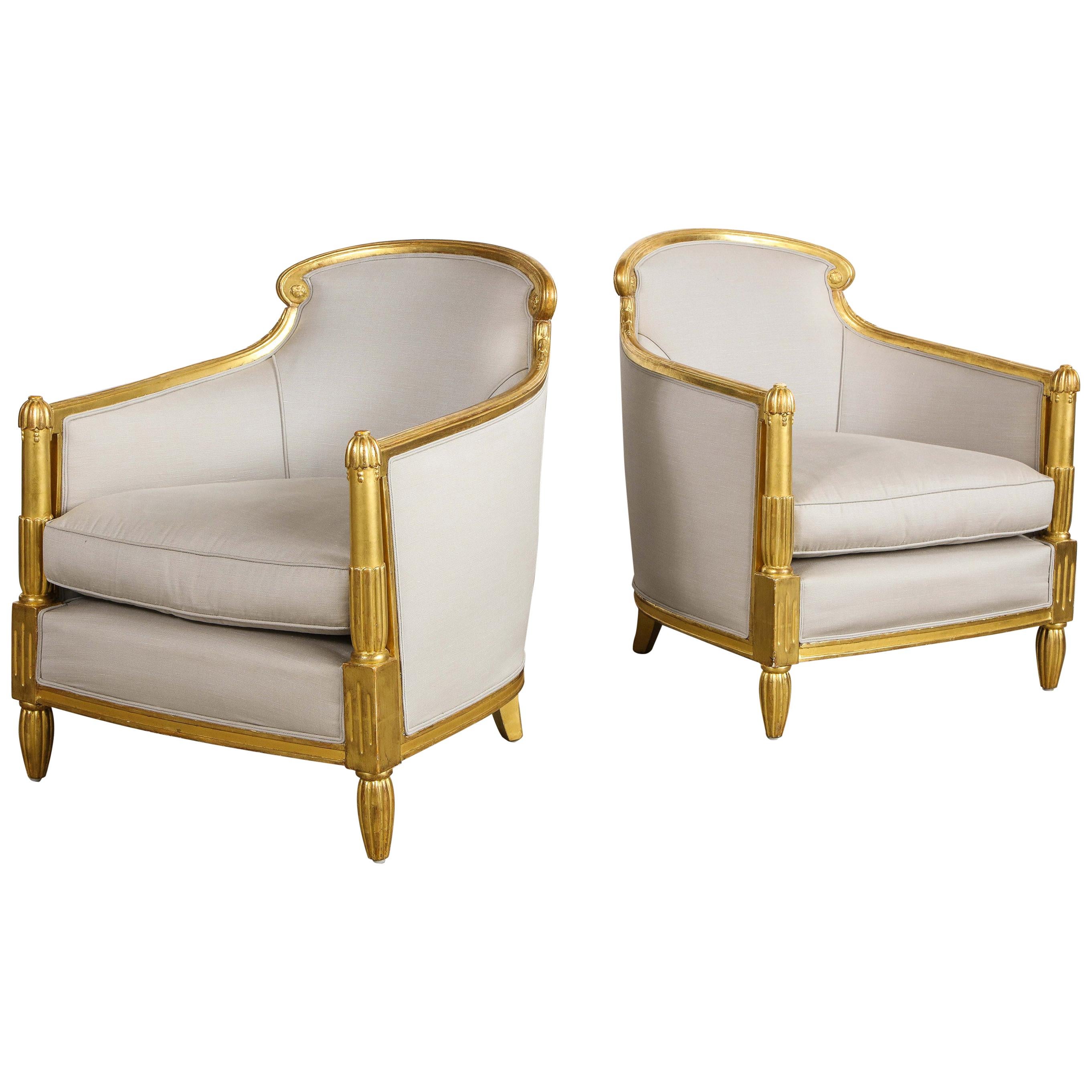 Pair of Bergeres Attributed to Sue et Mare