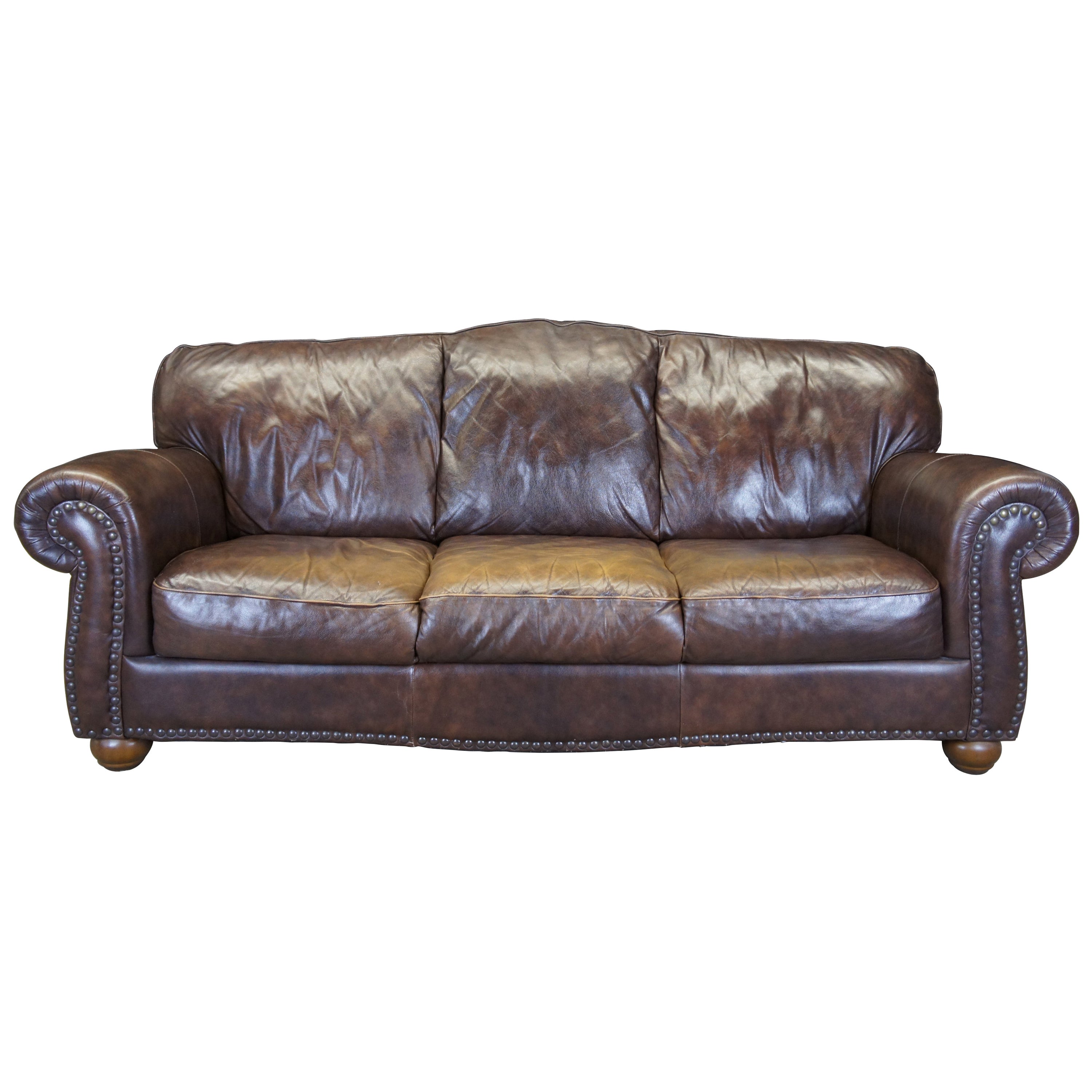 Natuzzi Leather Sofa by Italsofa For Sale at 1stDibs