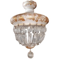 Opaline Crystal Light Fixture 3