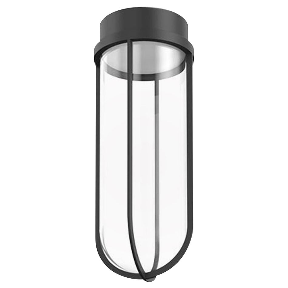 Flos In Vitro 2700K LED Ceiling Light in Black by Philippe Starck