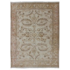Sultanabad Design Modern Rug in Muted Tones